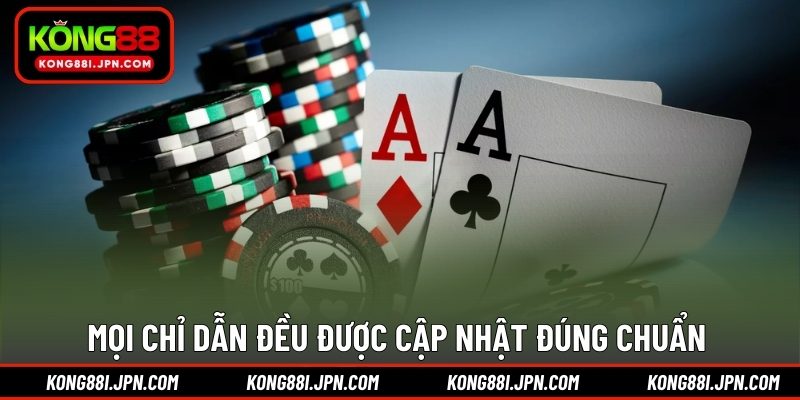 Mọi chỉ dẫn đều được cập nhật đúng chuẩn